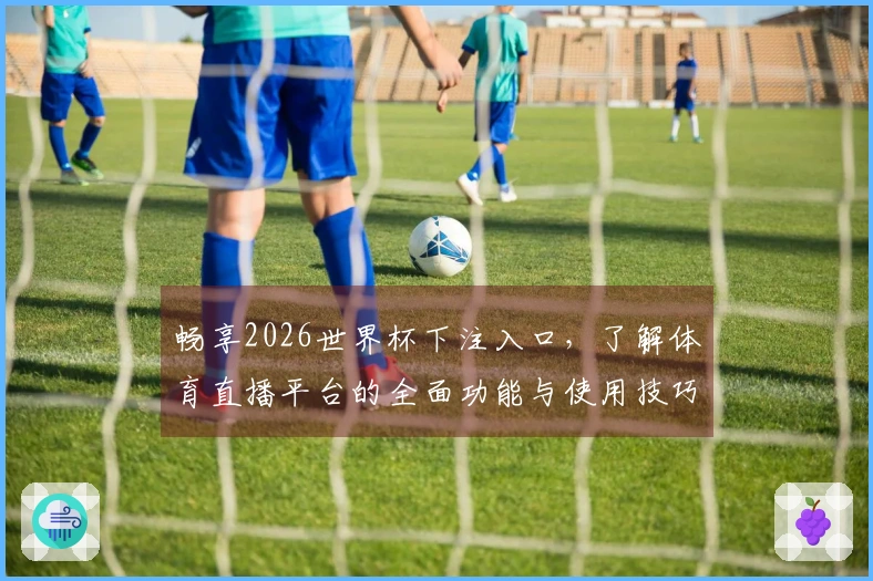 畅享2026世界杯下注入口，了解体育直播平台的全面功能与使用技巧